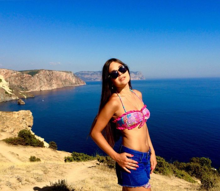 Девушки на отдыхе в Крыму