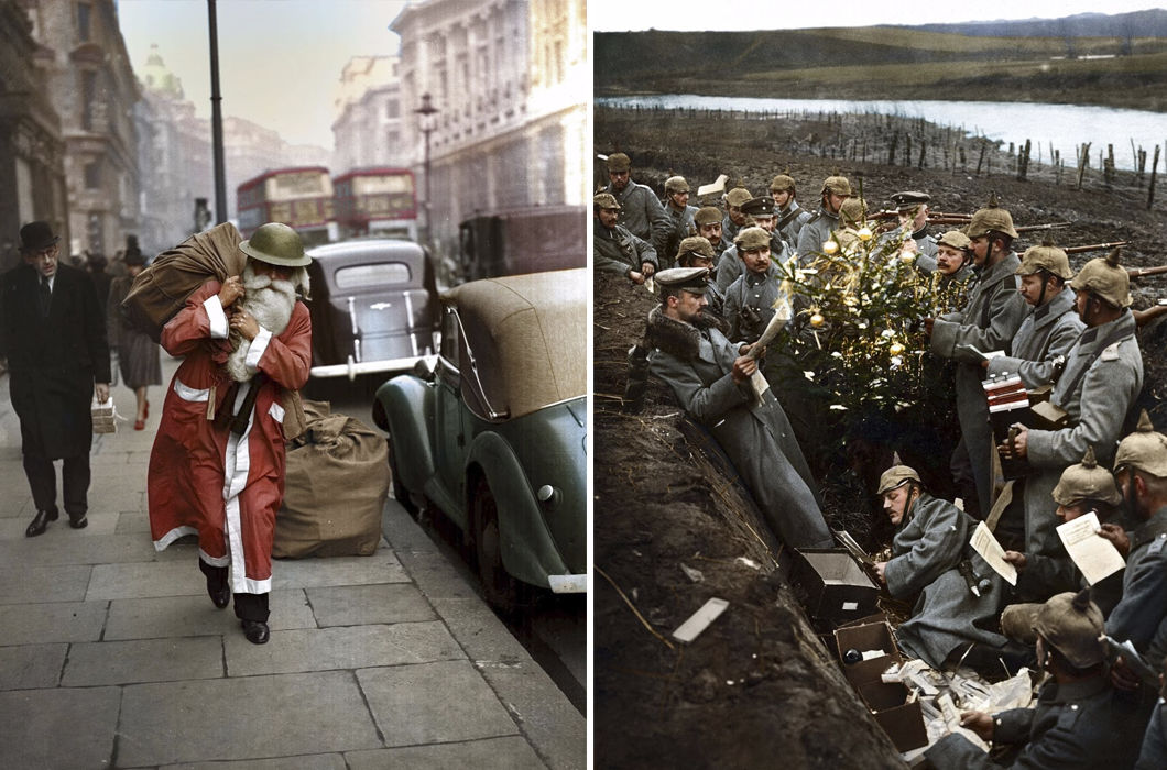 Как выглядел Санта-Клаус 50–100 лет назад Как выглядел Санта-Клаус 50–100 лет назад