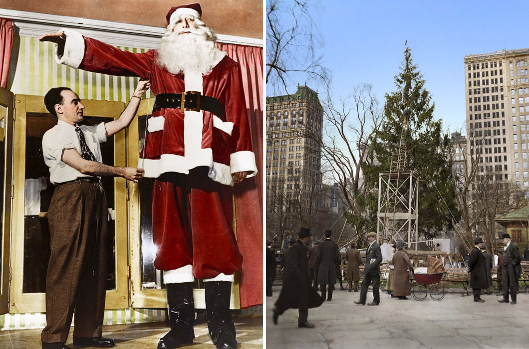 Как выглядел Санта-Клаус 50–100 лет назад Как выглядел Санта-Клаус 50–100 лет назад