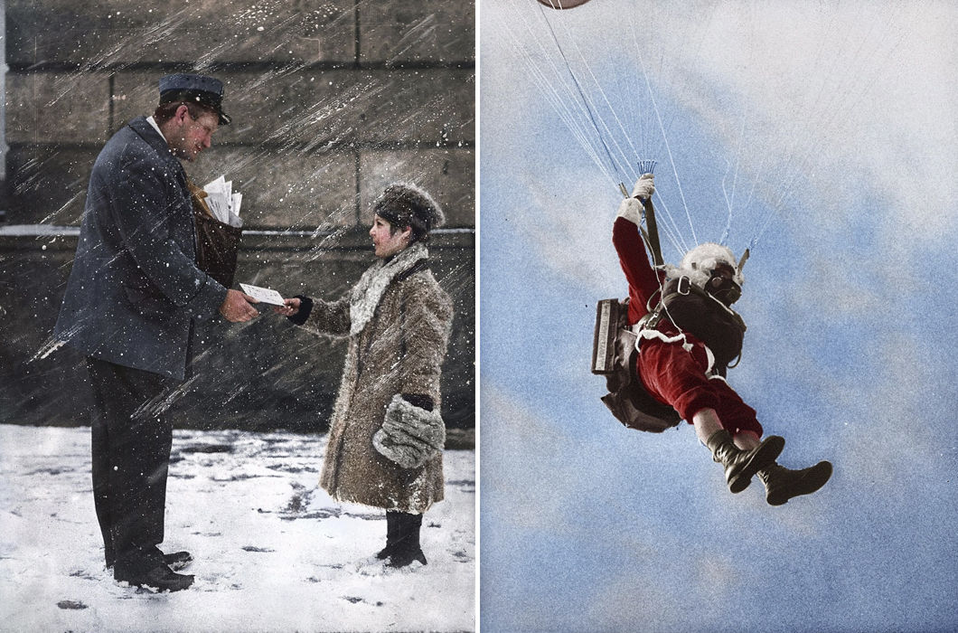 Как выглядел Санта-Клаус 50–100 лет назад Как выглядел Санта-Клаус 50–100 лет назад