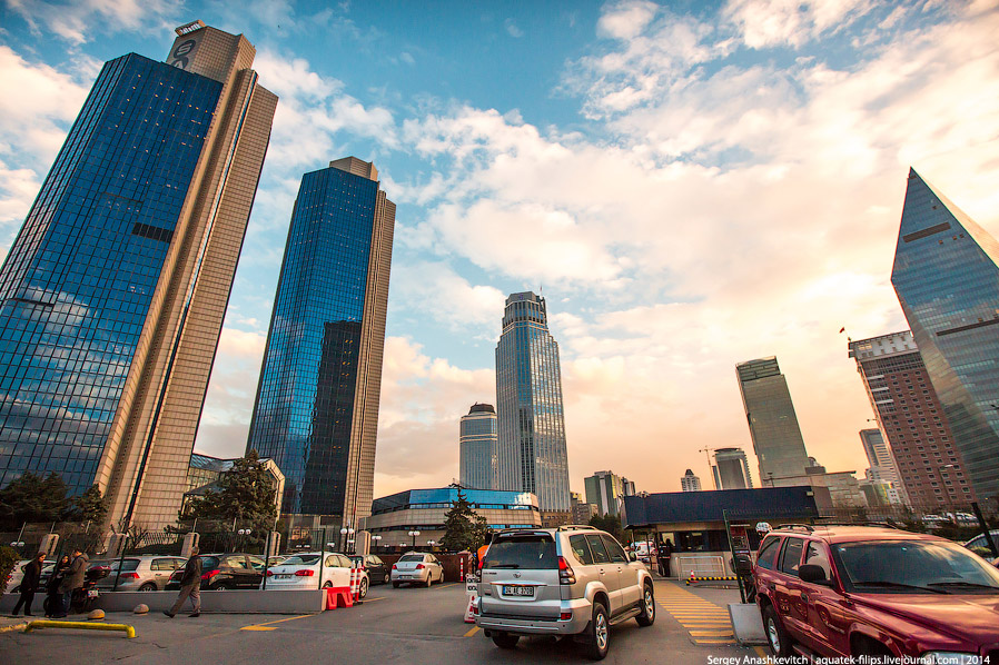 Ночной Стамбул с высоты Ночной Стамбул с высоты