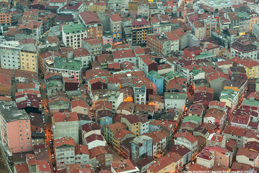 Ночной Стамбул с высоты Ночной Стамбул с высоты