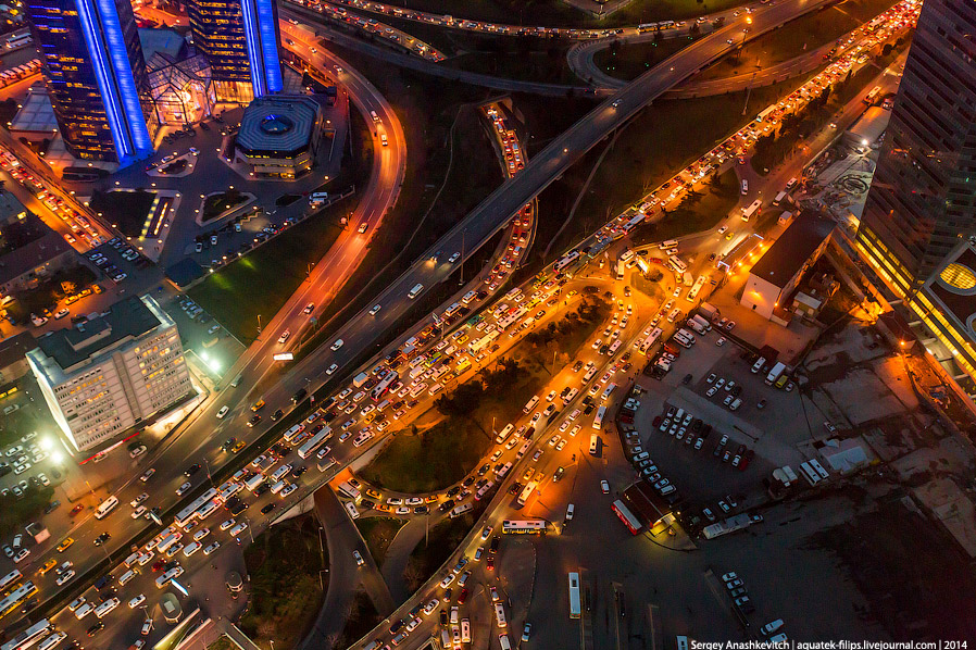 Ночной Стамбул с высоты Ночной Стамбул с высоты