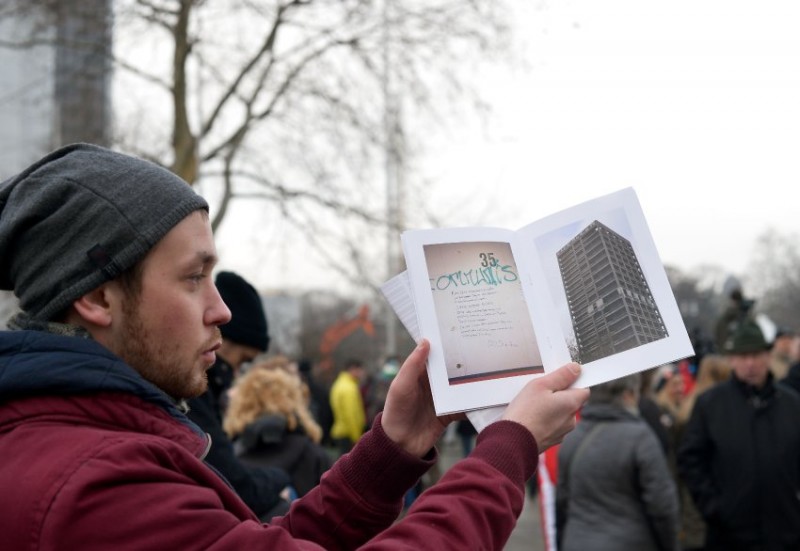 В Германии взорвали 116-метровый небоскреб