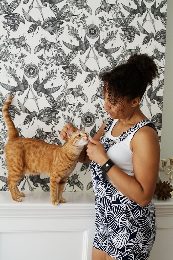 Красивые девушки со своими котами, которых они приютили