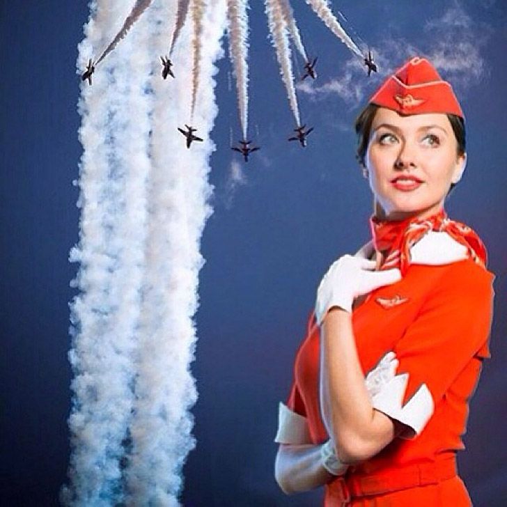 Самые красивые стюардессы России (16 фото)