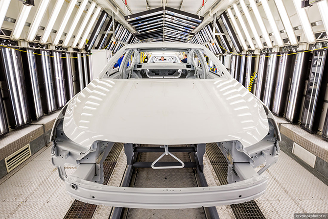 Экскурсия по заводу General Motors в Санкт-Петербурге