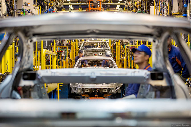 Экскурсия по заводу General Motors в Санкт-Петербурге