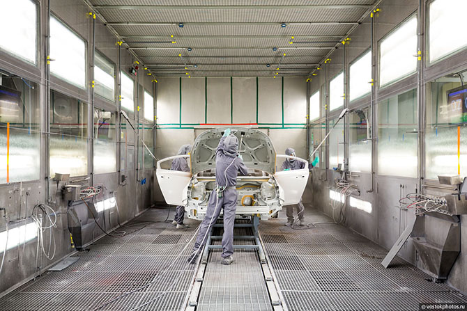 Экскурсия по заводу General Motors в Санкт-Петербурге