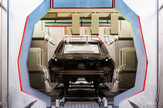 Экскурсия по заводу General Motors в Санкт-Петербурге