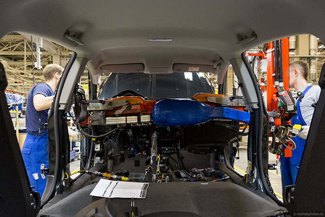 Экскурсия по заводу General Motors в Санкт-Петербурге