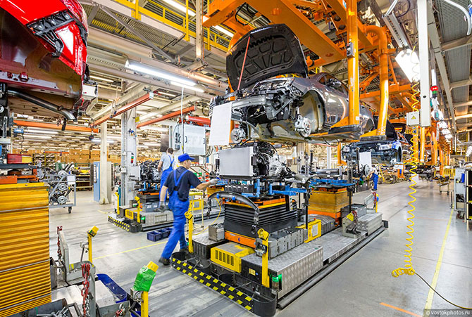 Экскурсия по заводу General Motors в Санкт-Петербурге