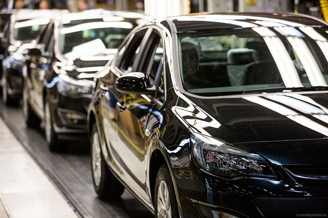 Экскурсия по заводу General Motors в Санкт-Петербурге