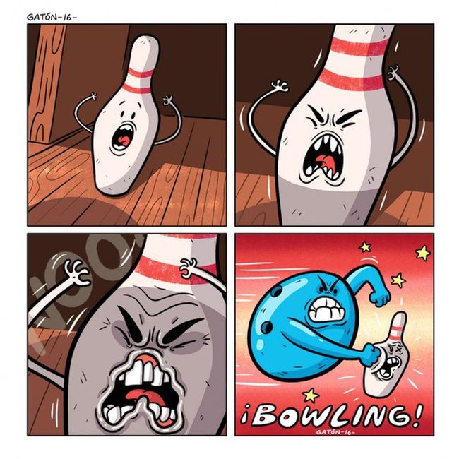 Смешные комиксы