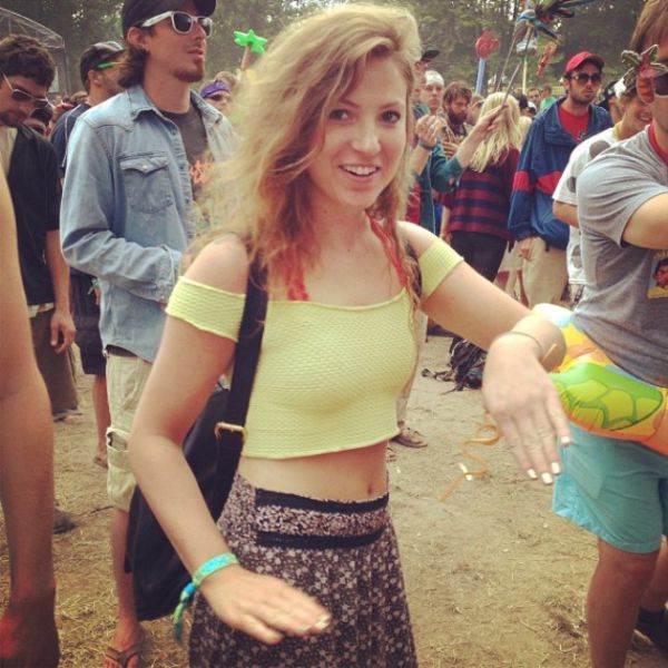 Девушки с рейв феста в Мичигане