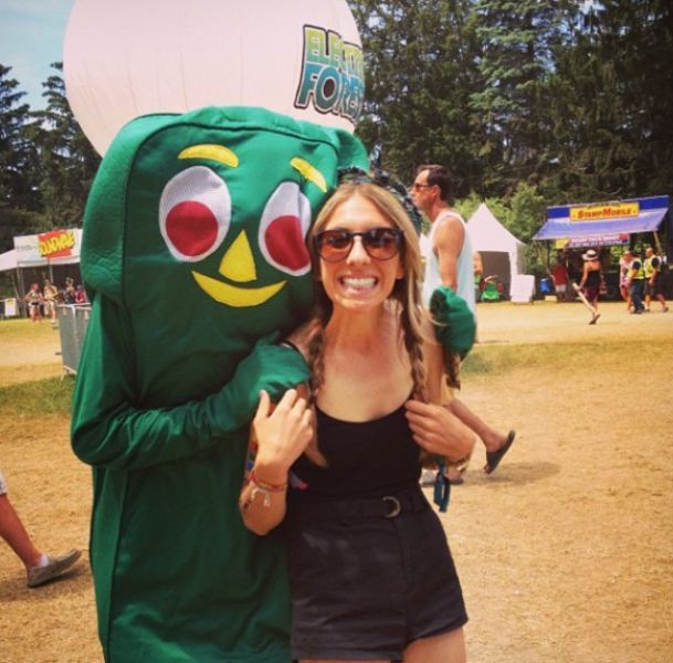 Девушки с рейв феста в Мичигане