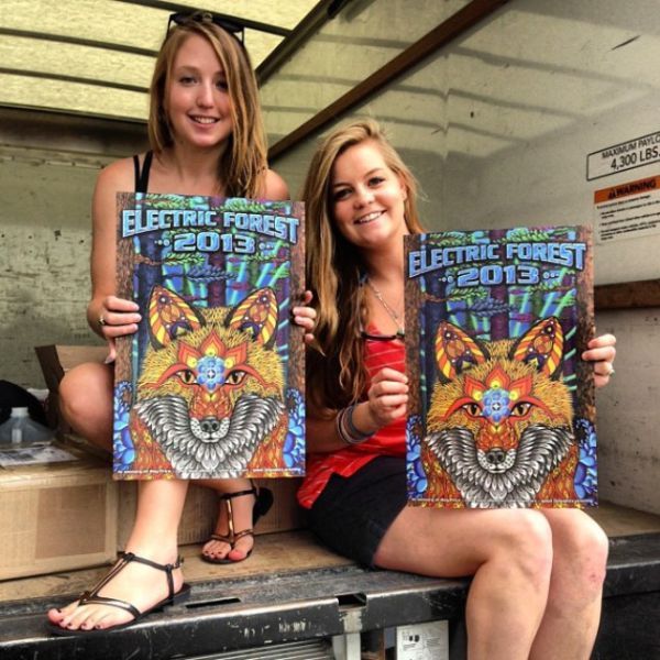 Девушки с рейв феста в Мичигане