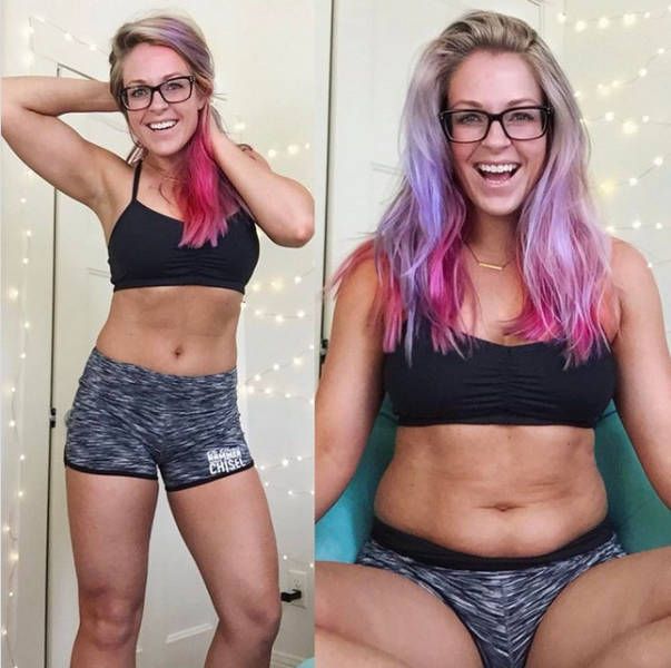 Девушки в жизни и в Instagram