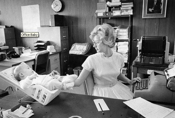 Ретро офисные работницы (60 фото)