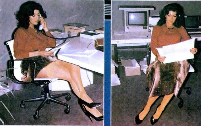 Ретро офисные работницы (60 фото)
