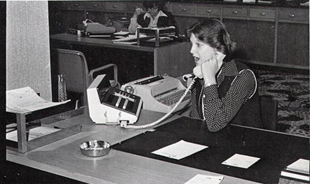 Ретро офисные работницы (60 фото)