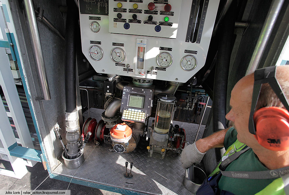 Как заправляют самолеты