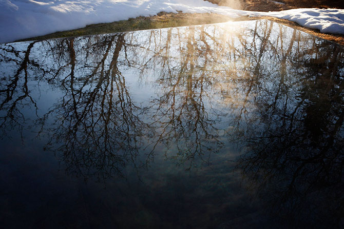 Новая жизнь тридцатилетнего шале в горах Аспена, США (24 фото)