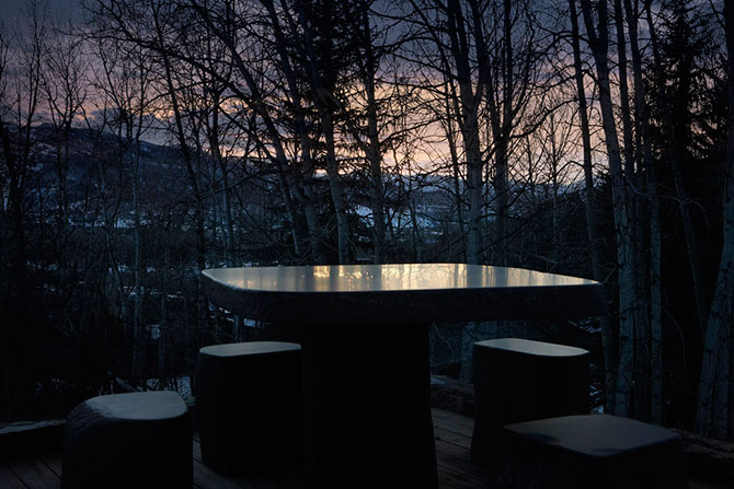 Новая жизнь тридцатилетнего шале в горах Аспена, США (24 фото)