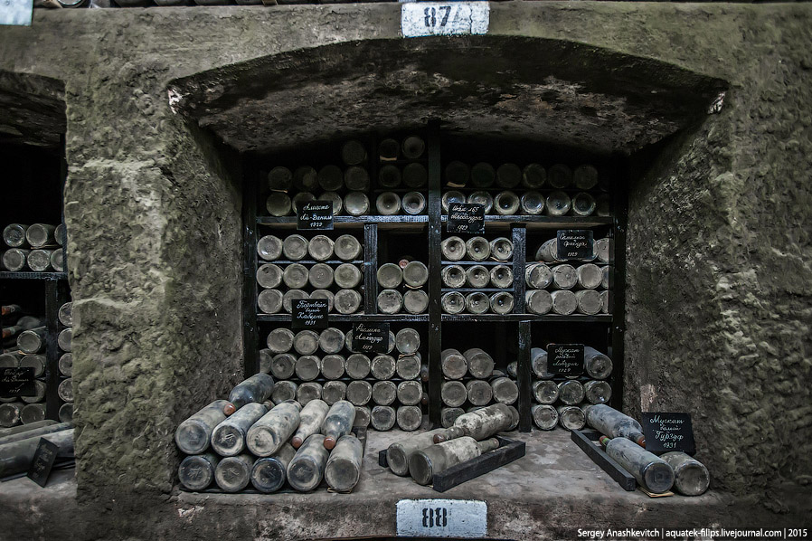 Знаменитая винная коллекция Массандры