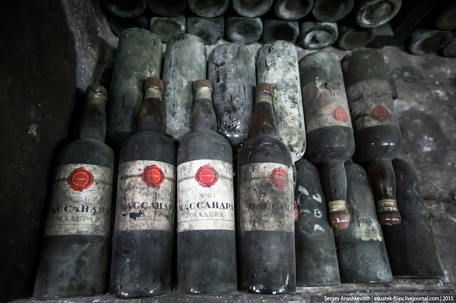 Знаменитая винная коллекция Массандры