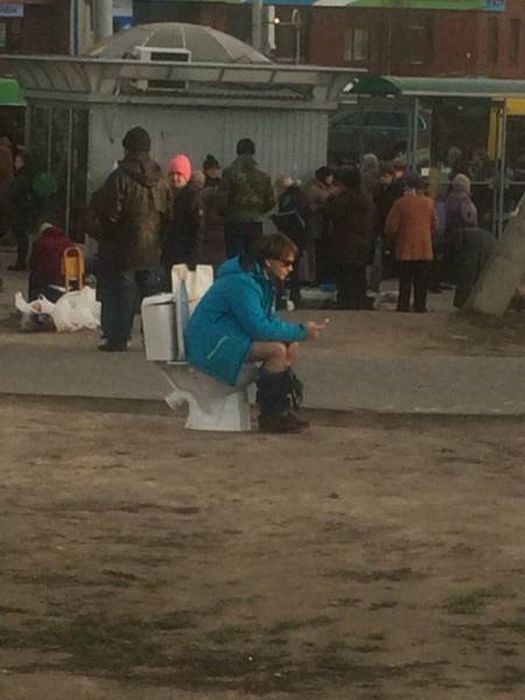 Странные и забавные фото из России