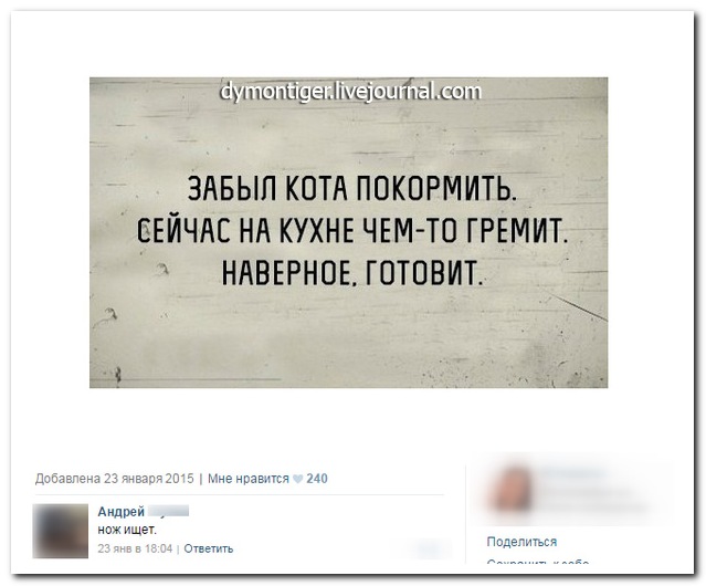 Смешные комментарии из социальных сетей