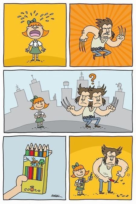 Смешные комиксы