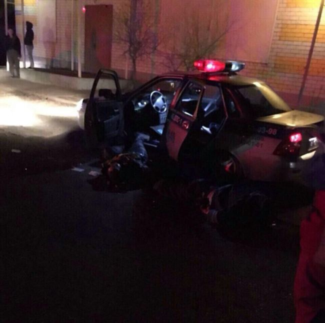 В Астрахани расстреляли двух сотрудников ДПС