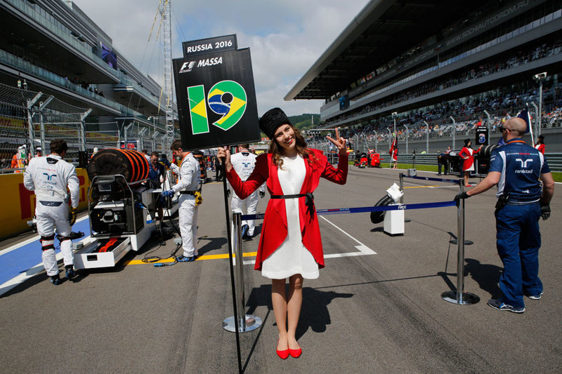 Девушки с российского этапа Формулы-1