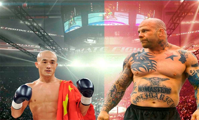 Монах из Шаолиня против бойцов ММА