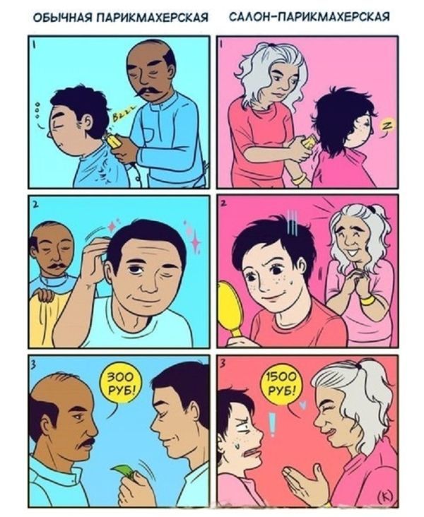 Смешные комиксы