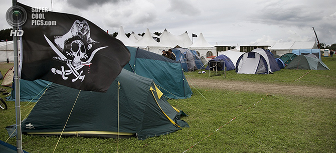 Палаточный городок для хакеров
