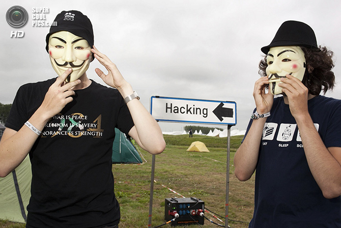 Палаточный городок для хакеров