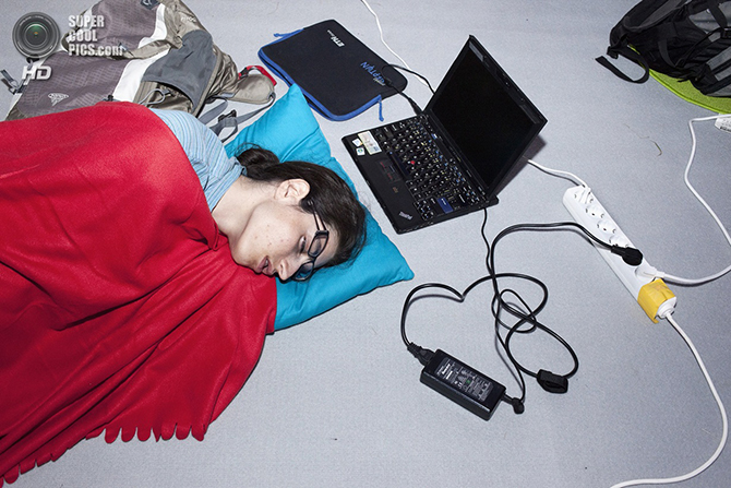 Палаточный городок для хакеров