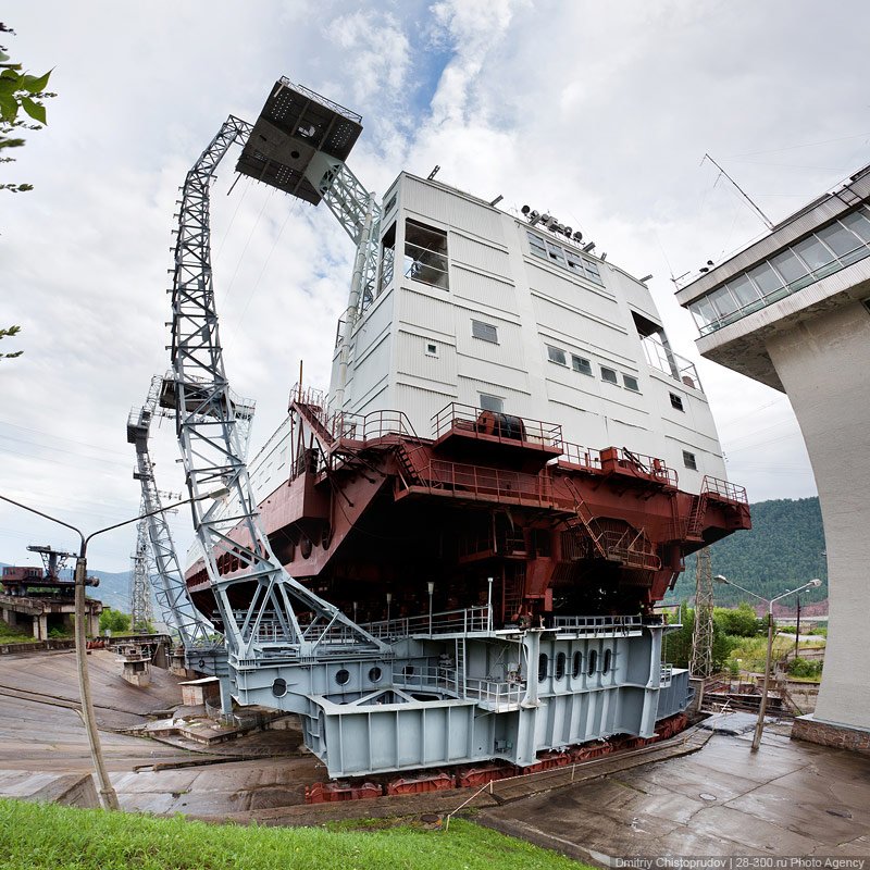 Единственный в России судоподъемник