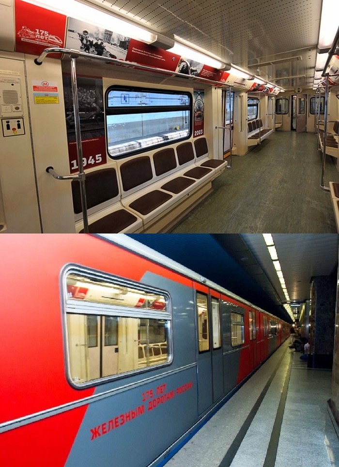 Уникальные поезда московского метро Уникальные поезда московского метро