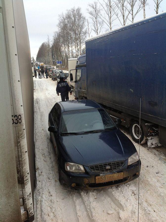 События на трассе Москва — Санкт-Петербург