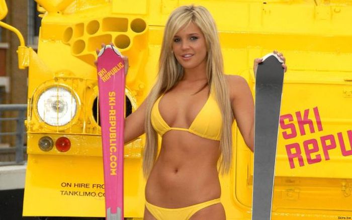 Зимние девушки (75 фото)