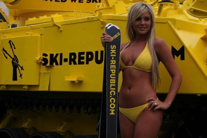 Зимние девушки (75 фото)