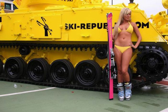 Зимние девушки (75 фото)