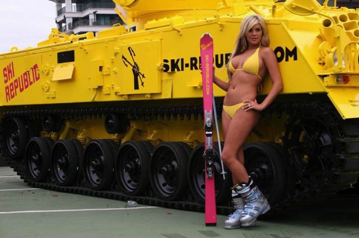 Зимние девушки (75 фото)