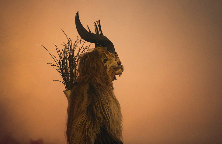 Дьявол (Крампус) в альпийском регионе