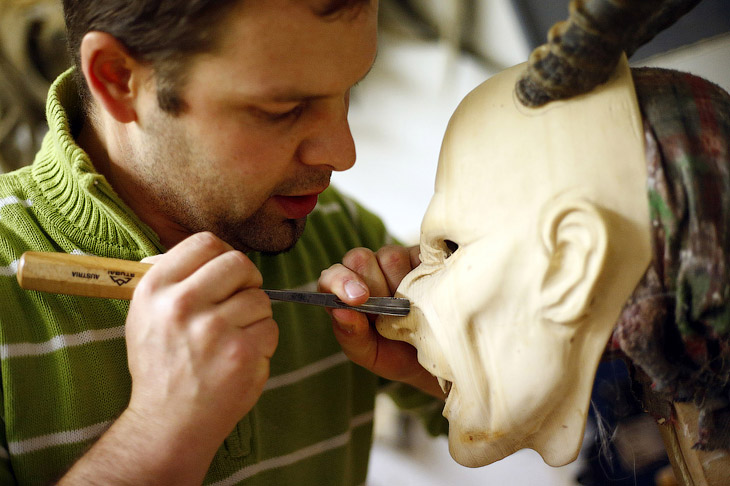 Дьявол (Крампус) в альпийском регионе