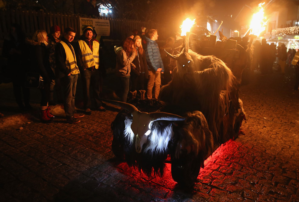 Дьявол (Крампус) в альпийском регионе